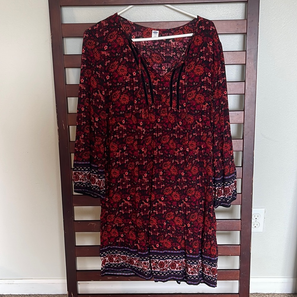 Old navy floral midi dress